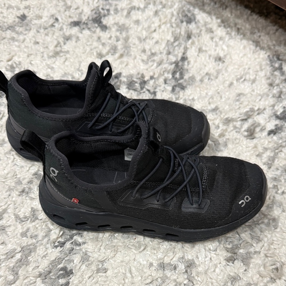 On Running Kid's Black Running Shoes